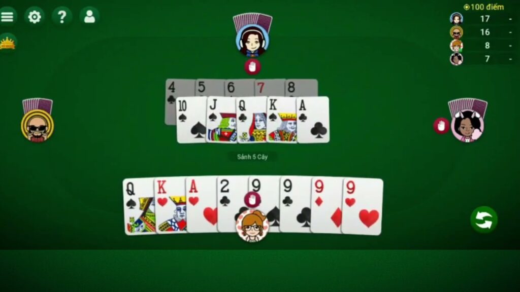 Game bài tiến lên miền nam dễ chơi, và có thể chơi theo nhóm