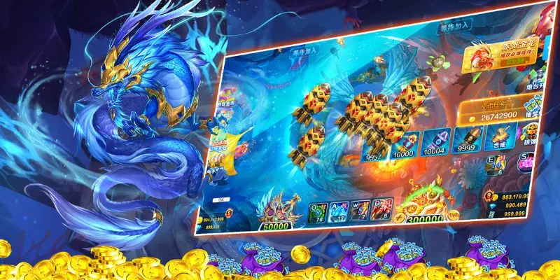Gameplay Bắn Cá Long Vương rất đơn giản, chỉ cần săn cá và nhận thưởng tương đương giá trị cá